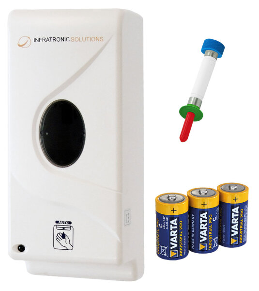 Systemspender IT 1000 AW <weiß> incl. Schlauchdosierpumpe, Batterien und Elektronikeinheit