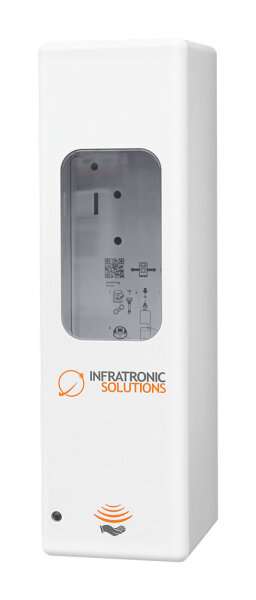 Universal-Set – Hygienespender IT 1000 AW Euro-2 weiß inkl. Batterie-Set und Flaschenadapter Gesamtpaket