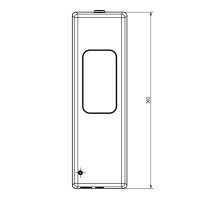 Universal-Set – Hygienespender IT 1000 AW Euro-2 weiß inkl. Batterie-Set und Flaschenadapter Gesamtpaket