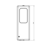 Hygienespender IT 500 AW Euro-2 weiß mit Ein-und Ausdrehhilfe (Standardfunktion)