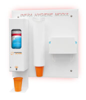 Infra Hygiene Modul pulverschichtet weiß für...