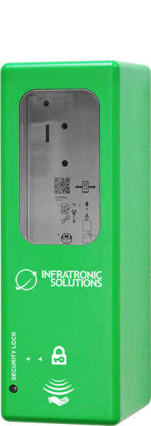 Hygienespender IT 500 AGR Euro-2 Security Lock / SICHERHEITSFUNKTION
