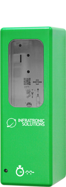 Hygienespender IT 500 AGR Euro-2 grün NT mit Ein-und Ausdrehhilfe | Neutralisation