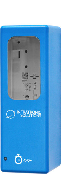 Hygienespender IT 500 AB Euro-2 blau NT mit Ein-und Ausdrehhilfe | Neutralisation
