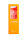 Hygienespender IT 500 AO Euro-2 orange NT mit Ein-und Ausdrehhilfe | Neutralisation