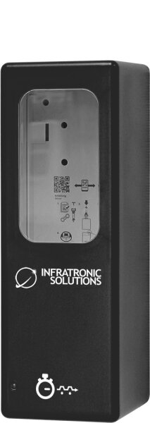 Hygienespender IT 500 AS Euro-2 schwarz NT mit Ein-und Ausdrehhilfe | Neutralisation