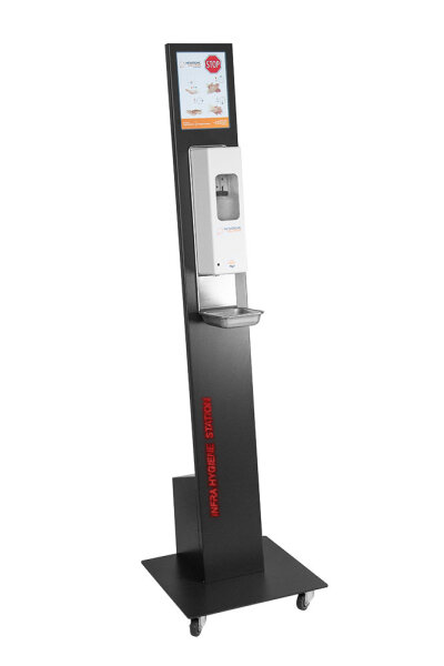 INFRA HYGIENESTATION rollbar für 5-Liter-Vorratstank (inkl. Spender)