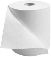 Komplettset für Papierspender inkl. 6 x Papierrollen 2-lagig & Batterieset