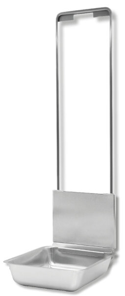 Set Halterung mit Auffangschale und Spritzschutz zu IT 500 AW Euro mit Schallschutz