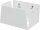 Hygieneschrank SLIMLINE XS incl. Ausstattung Frontklappe satinato