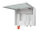 Hygieneschrank SLIMLINE XS incl. Ausstattung Frontklappe satinato