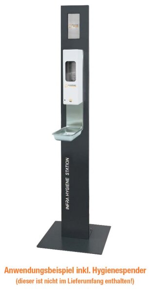 INFRA HYGIENESTATION Standversion mit Multimediapaket geteilt (ohne Spender)