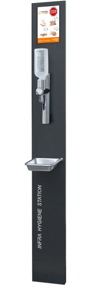 INFRA HYGIENESTATION Wandmontage für F-Euro (ohne Spender)