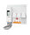 Infra Hygiene Modul pulverschichtet weiß  für 3x Handschuhe u. 1 x Spender
